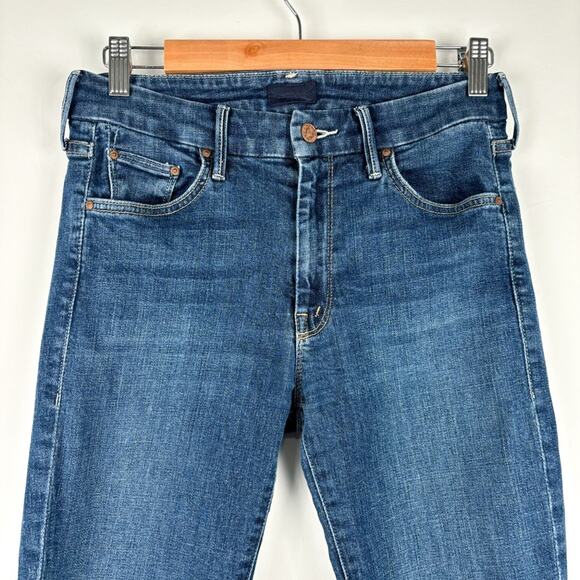 MOTHER The Looker Crop One Fell Sweep Jeans 27 - Picture 6 of 8
